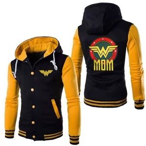 New Wonder Woman Print Hoodie Men's Fashion Casual